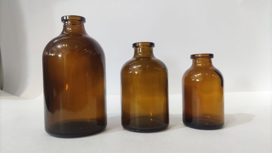 Φιαλίδιο 10ml- 100ml Ups Type Ii Iii Μορφοποιημένο πορτοκαλί/διαφανές γυαλί για φαρμακευτική και κτηνιατρική συσκευασία ένεσης σκόνης