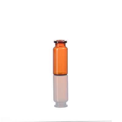7 ml Βοροσιλικικό σωληνωτό φιαλίδιο γυαλιού προσαρμοσμένο σε κίτρινο χρώμα